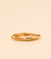 Duo Band Ring 14K Gold