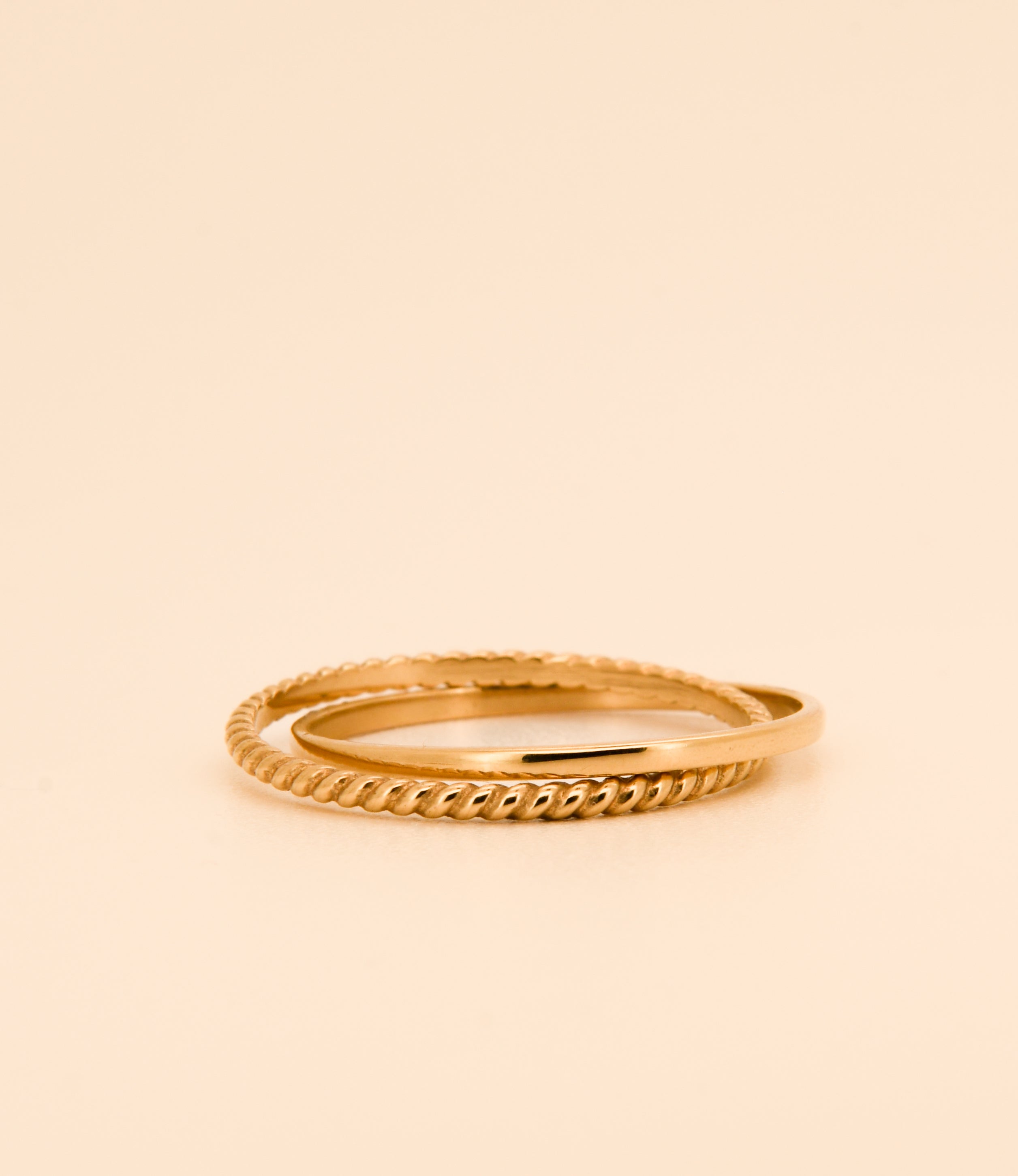 Duo Band Ring 14K Gold