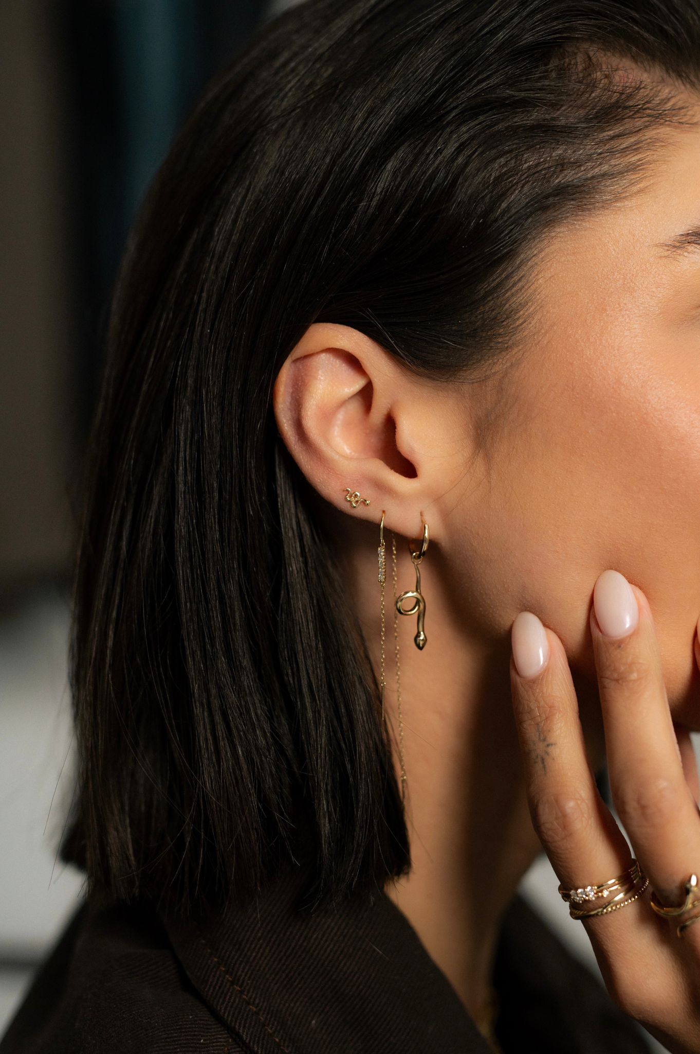 SNAKE EARRING